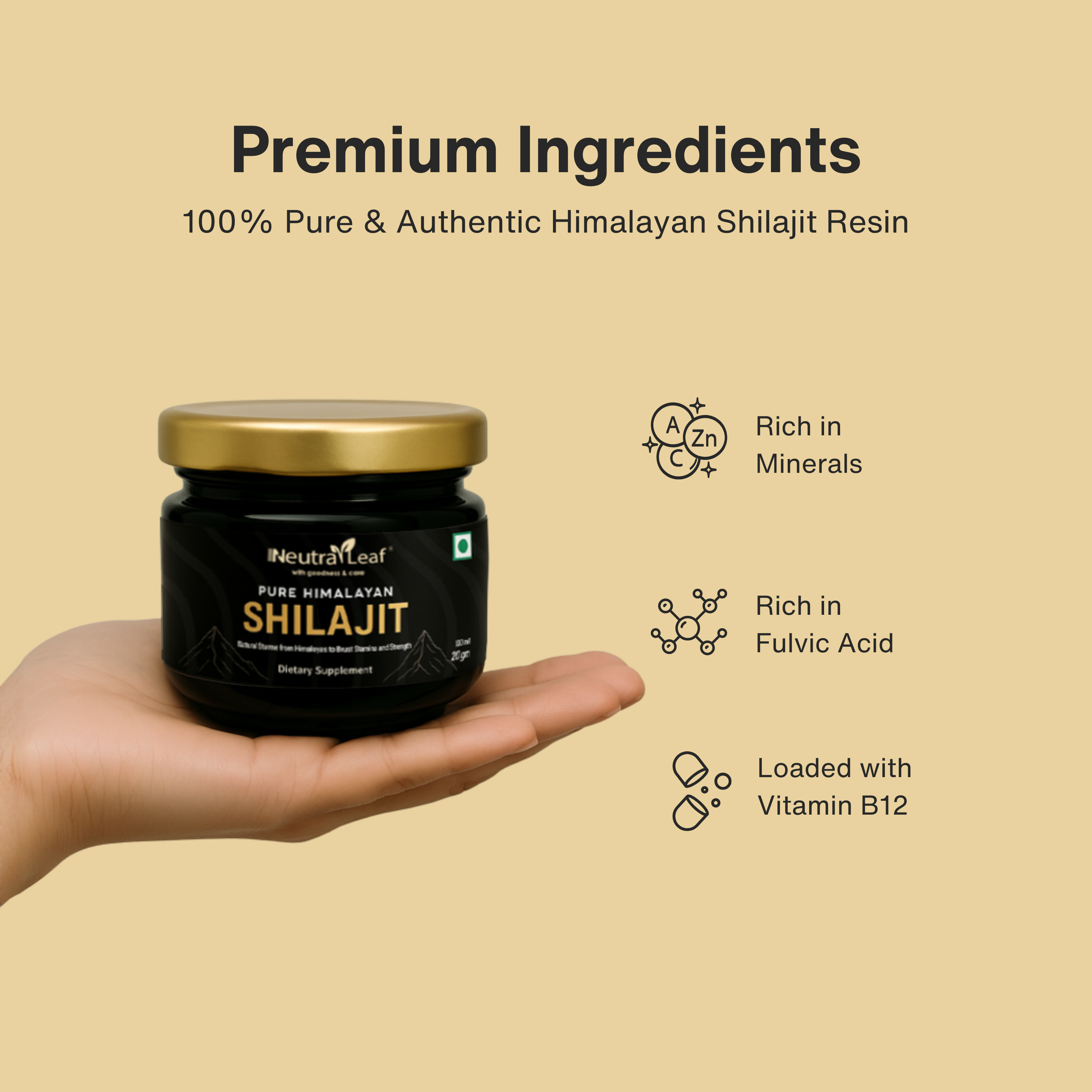 Neutraleaf Himalayan Shilajit - 20g