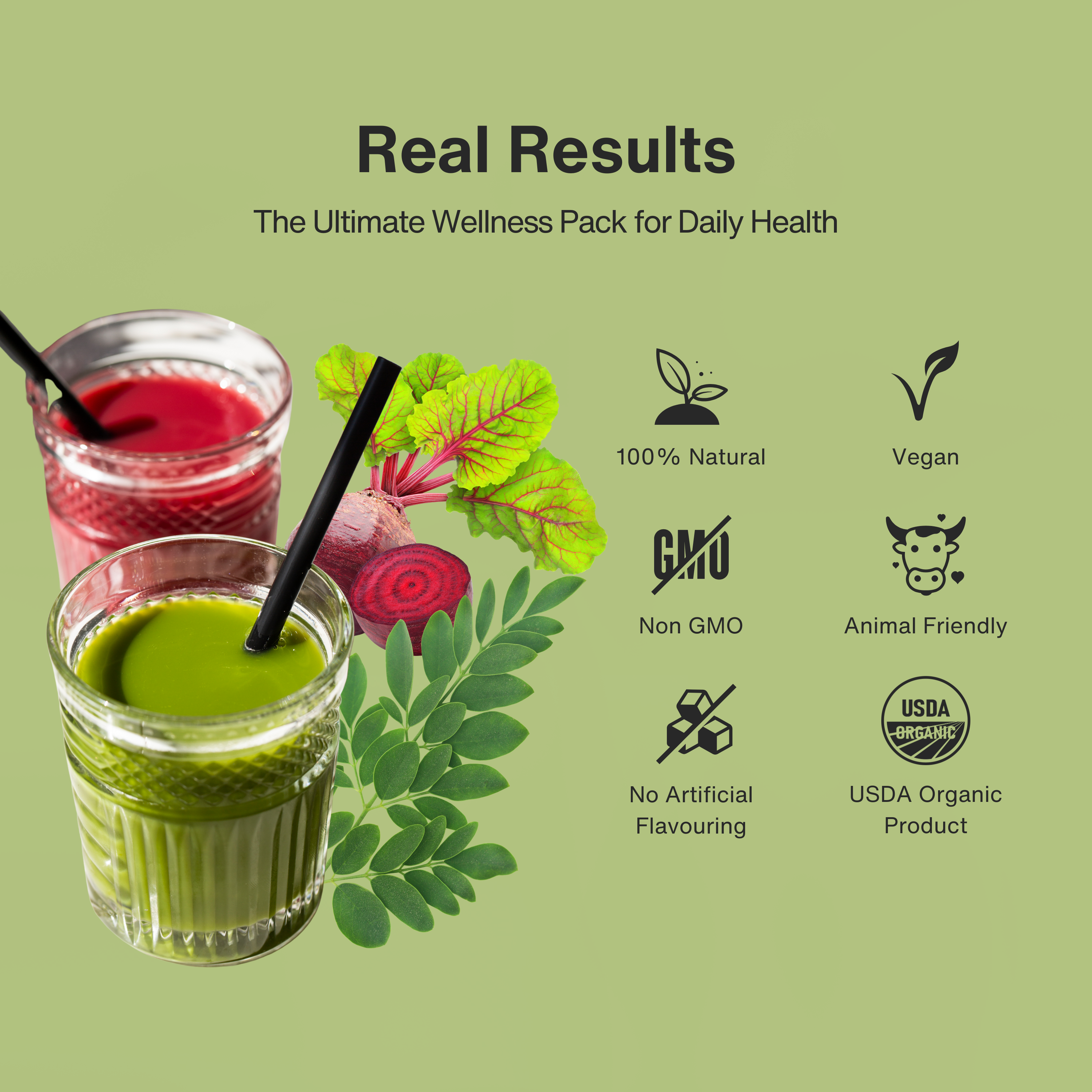 Healthy Skin & Energy Booster combo- Moringa Powder 500gm and Beetroot Powder 200gm