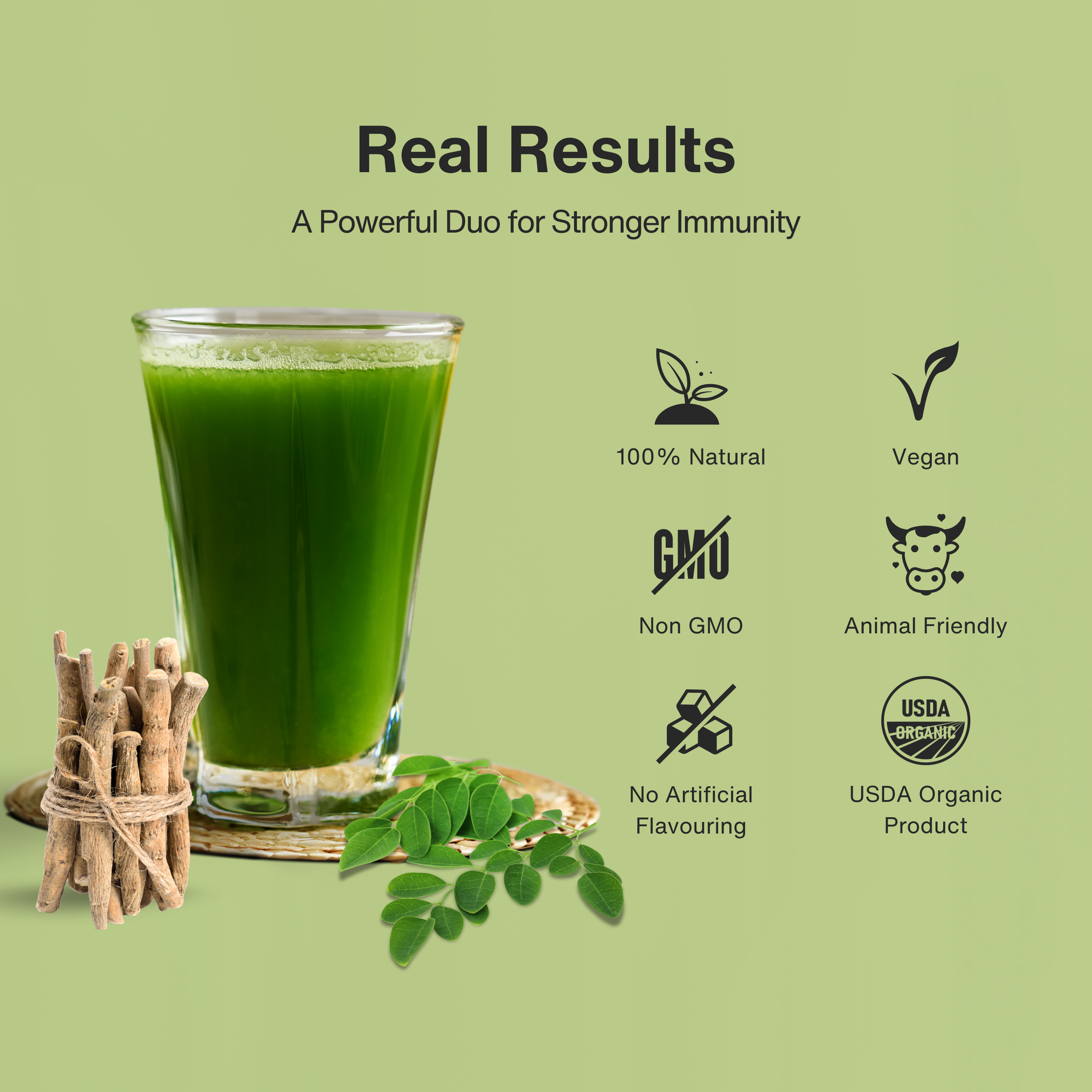 Stress Buster Combo- Ashwagandha Powder 500g and Moringa Powder 500g